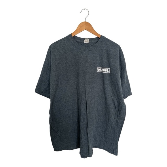 Dr Soul printed logo Gray Men's T-Shirt size 2XL - Picture 1 of 5